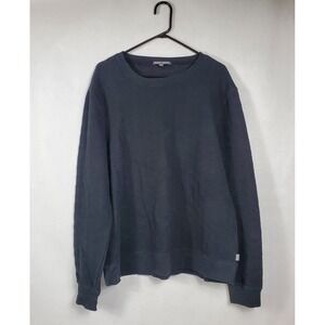 Threads 4 Thought Womens XL Black Geometric Quilted Crewneck Sweatshirt TM21209